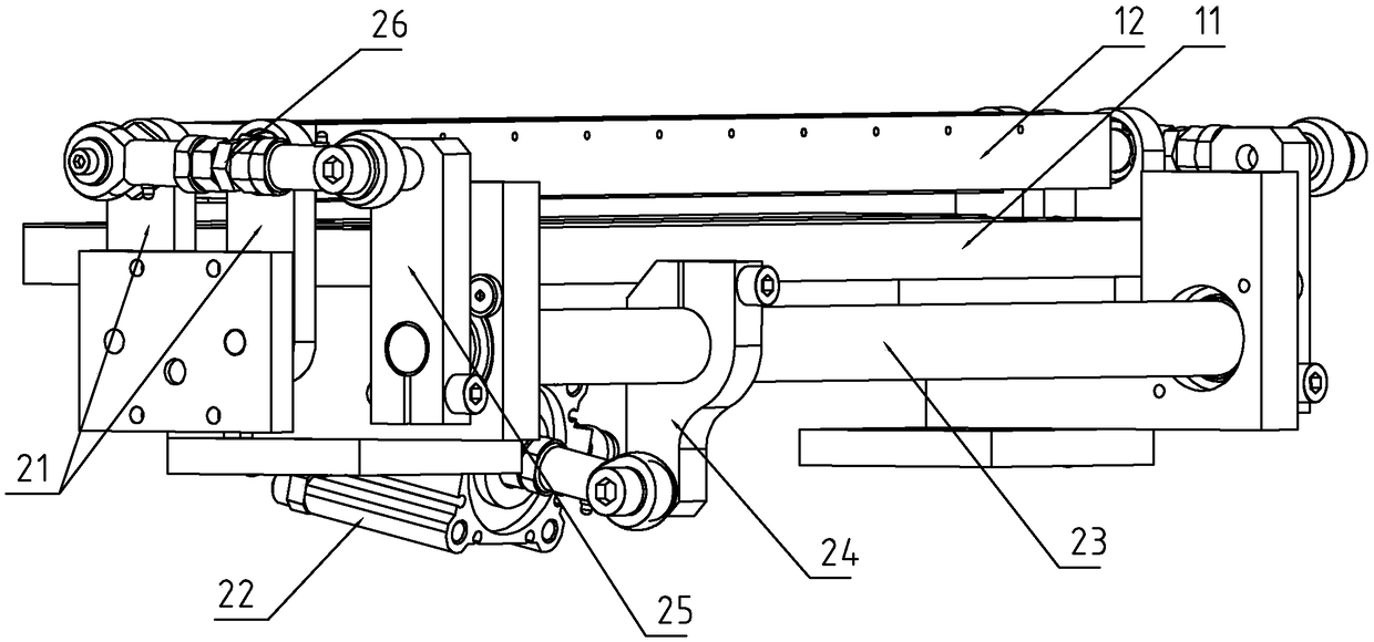 Folding mechanism for cover wrapping machine