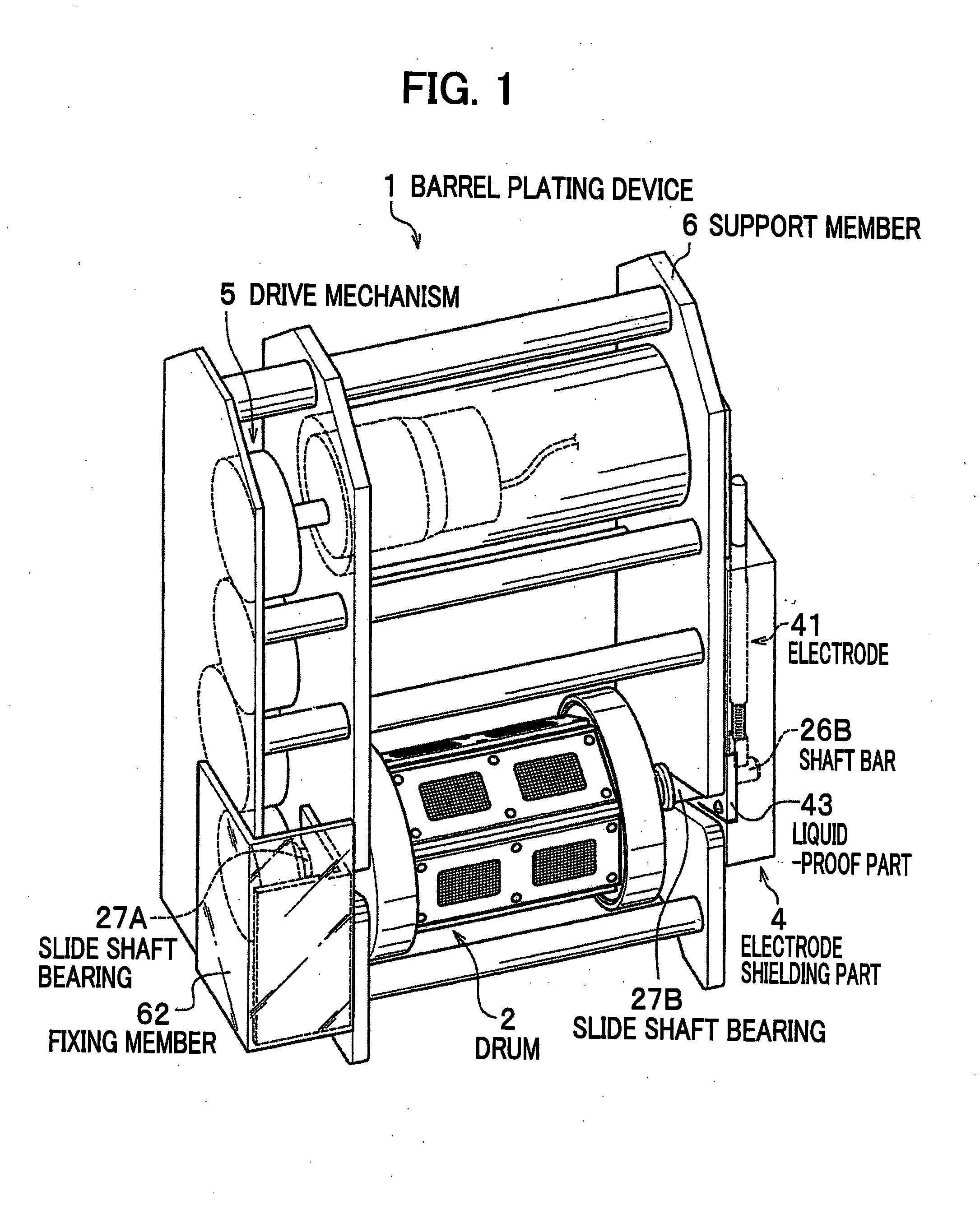 Barrel plating device