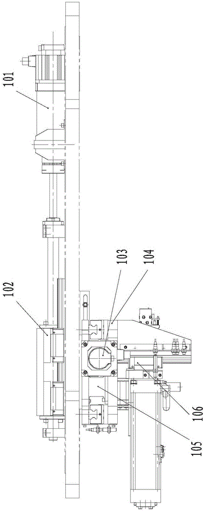 Integrated three-axis linked compound automatic pressing machine for adapter tubes