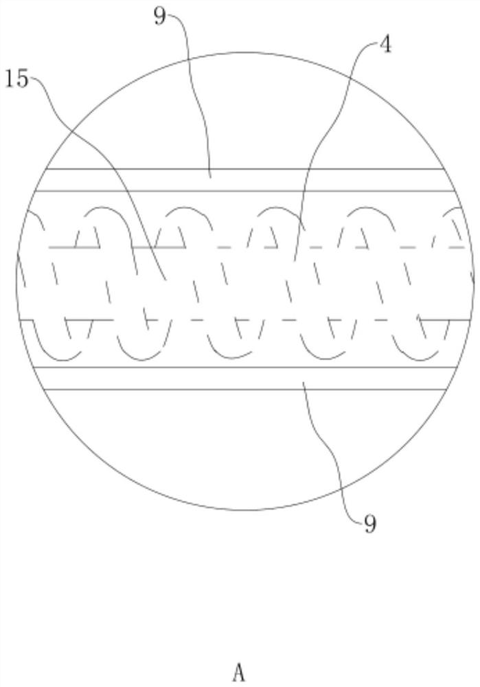 a solid co  <sub>2</sub> Exhaust gas treatment system of washing machine