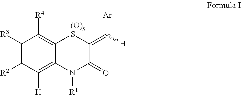 SUBSTITUTED 2-BENZYLIDENE-2H-BENZO[b][1,4]THIAZIN-3(4H)-ONES, DERIVATIVES THEREOF, AND THERAPEUTIC USES THEREOF