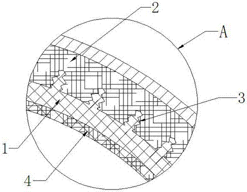 Steel-lined polytetrafluoroethylene composite tube