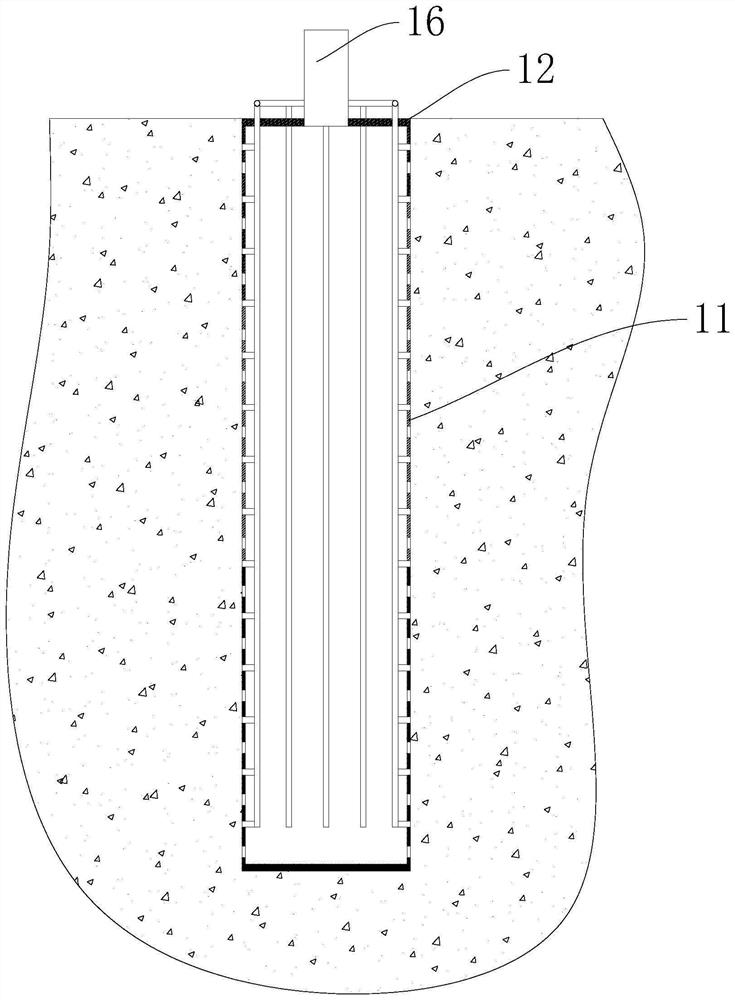 Energy plant ecological interception, purification and restoration system and method for copper-cadmium heavy metal polluted site