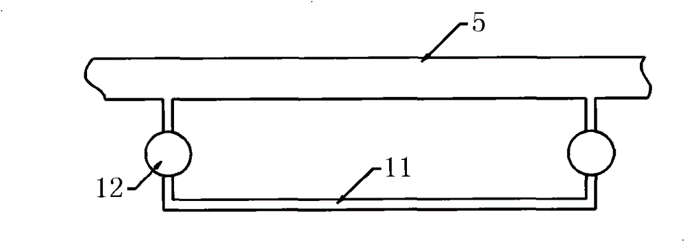 Water supply pipeline network section pressure intelligent compensation system