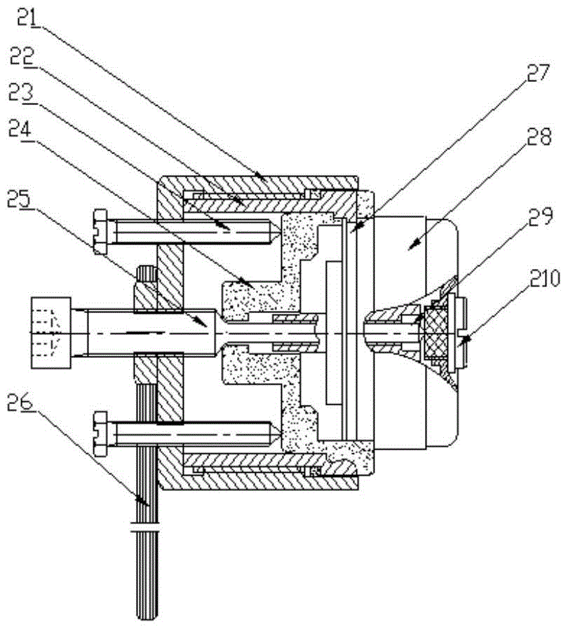 An encoder disassembly tool