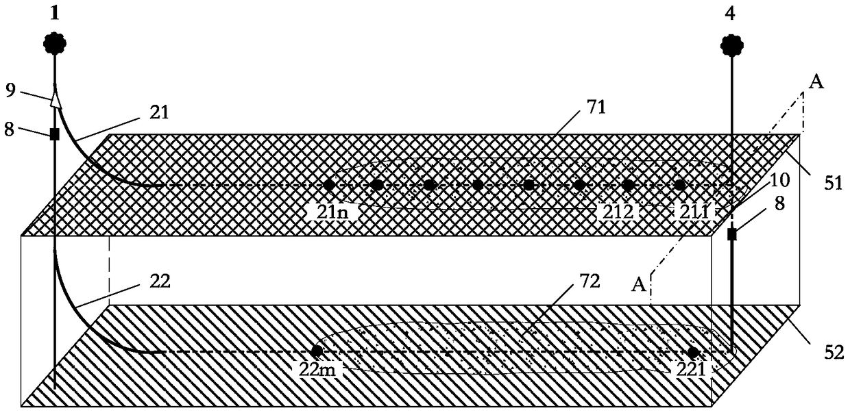 A multi-layer coal seam gasifier and coal seam gasification method