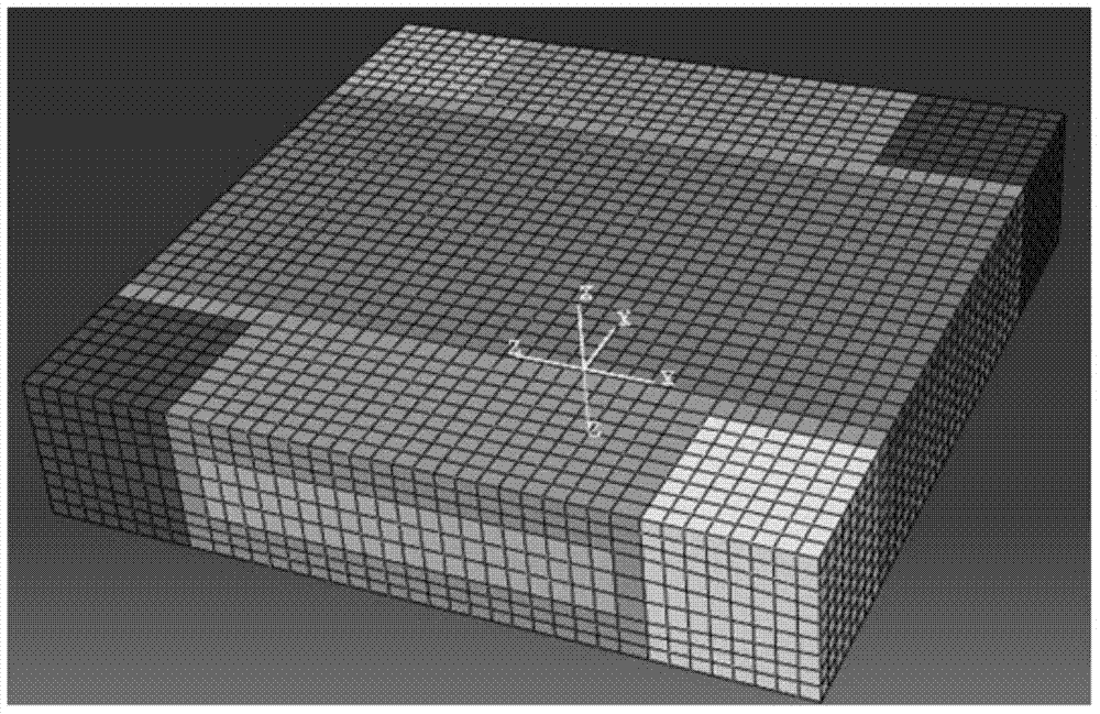 Method for simulating biaxial test of braided composite material and determining material performance parameters by using finite element method