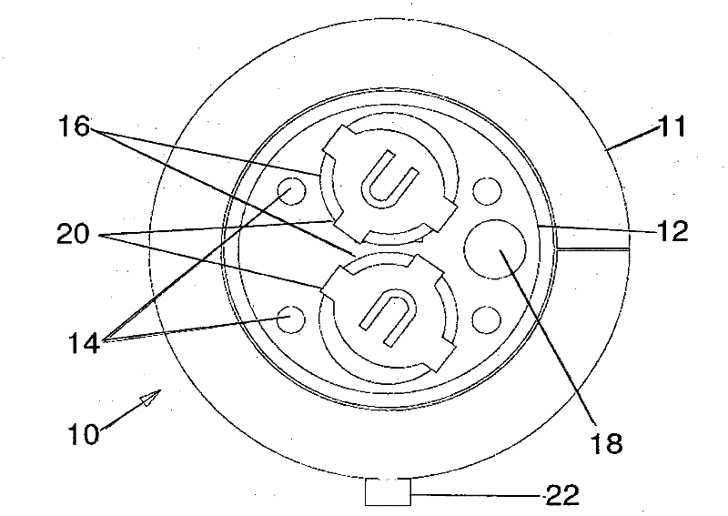 Container illumination device