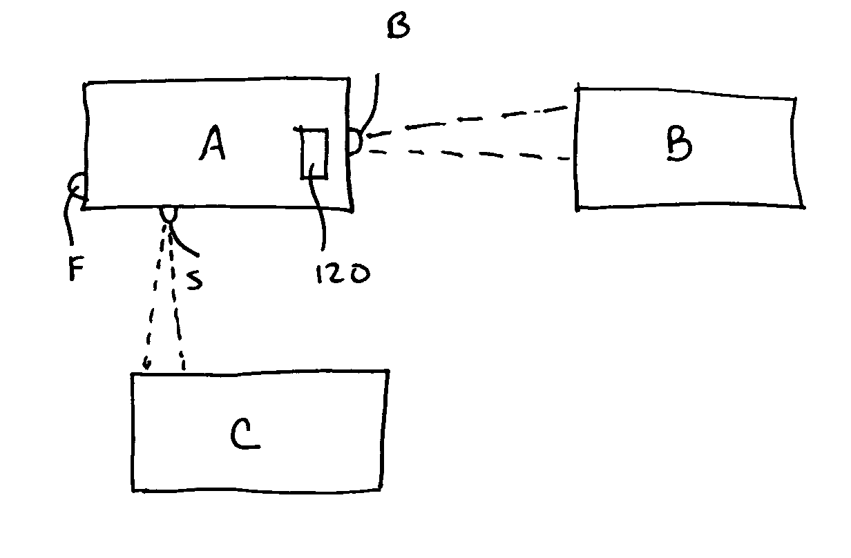 Vehicle separation warning device