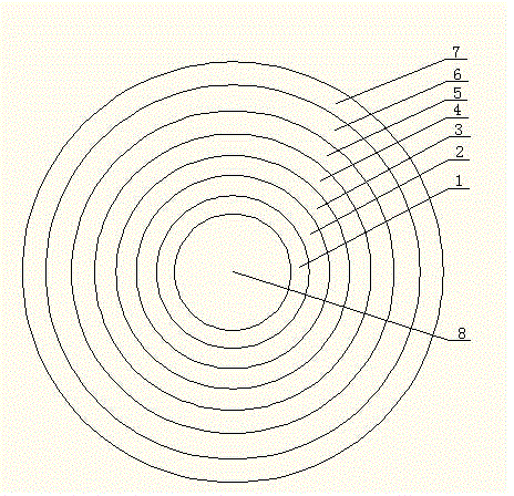 Method for processing novel composite silicone rubber solid insulated bus