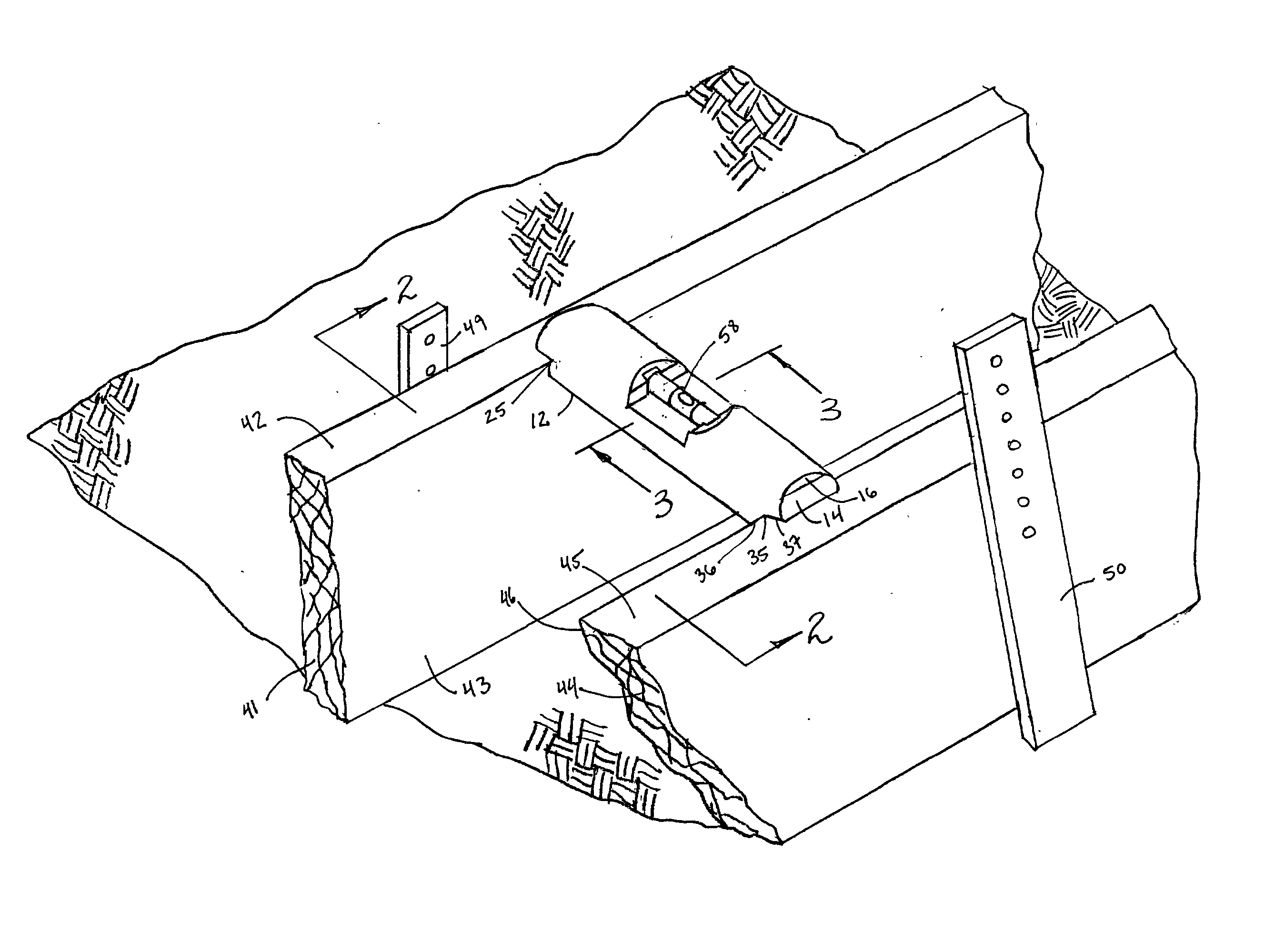 Concrete curb form spacer