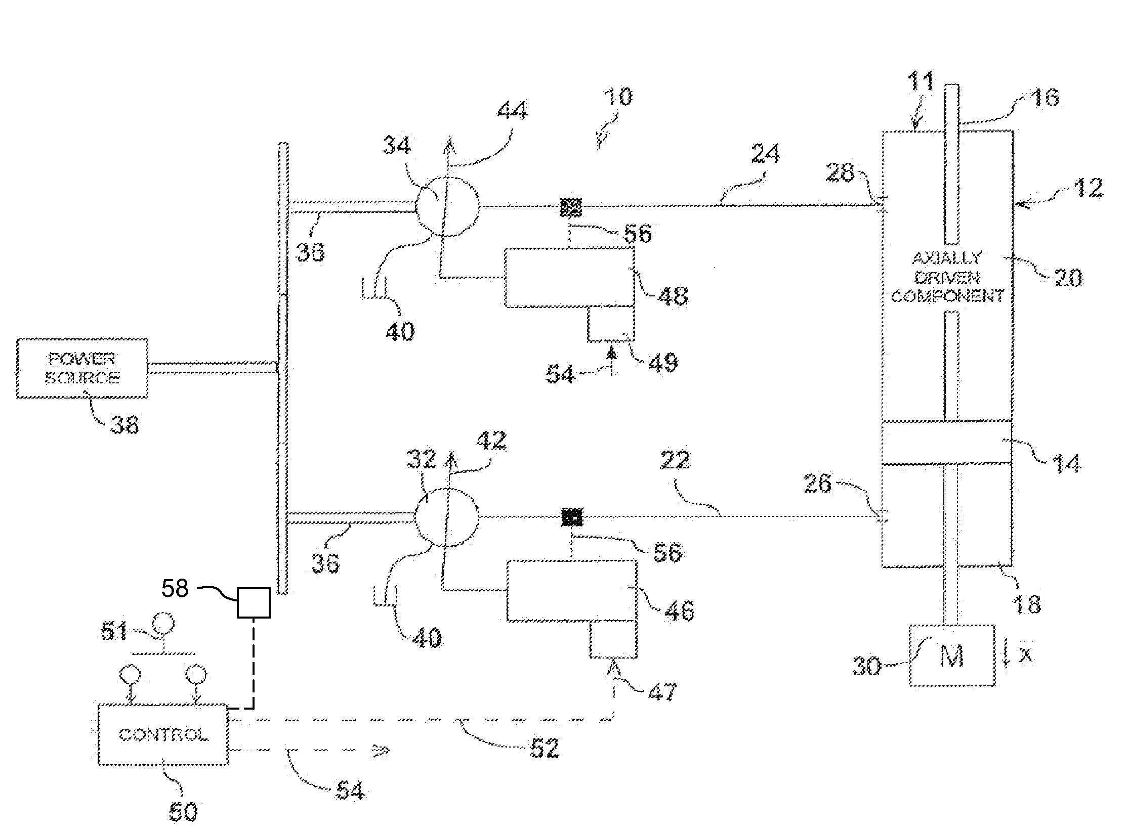 Velocity control for hydraulic control system