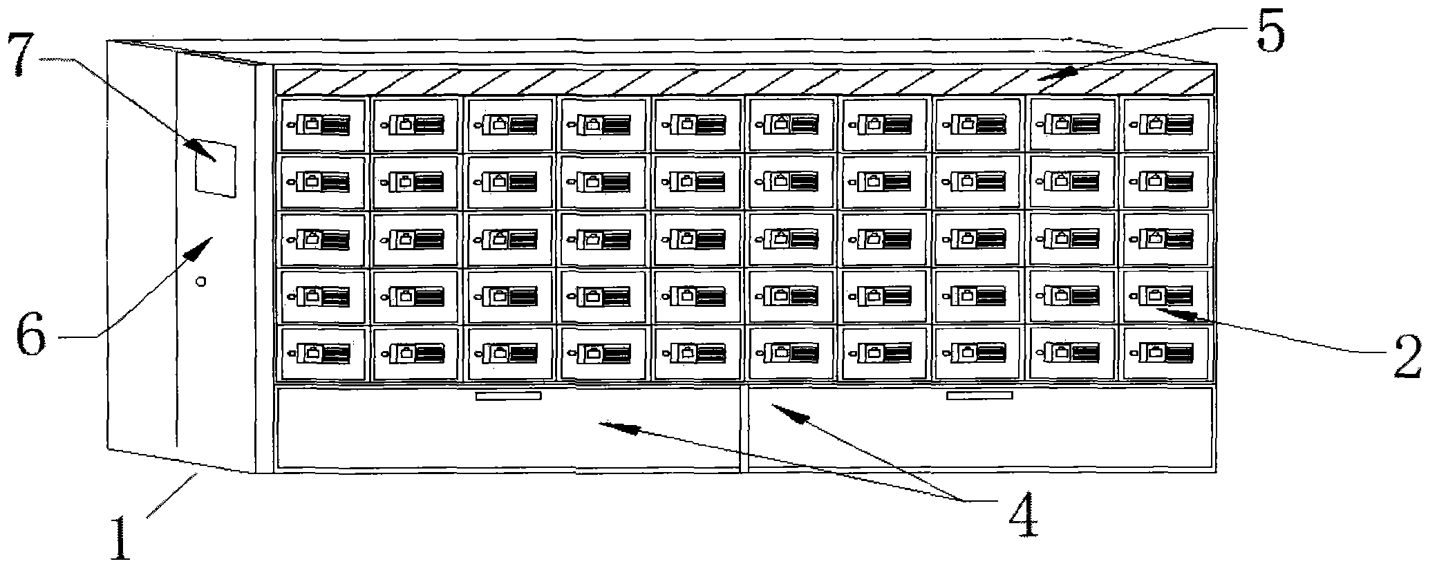 Method for producing intelligent miner lamp charging cabinet and product produced by method