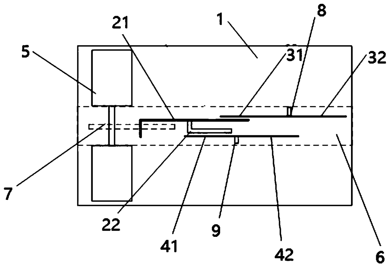 Plane-type omnibearing dipole duplexing antenna