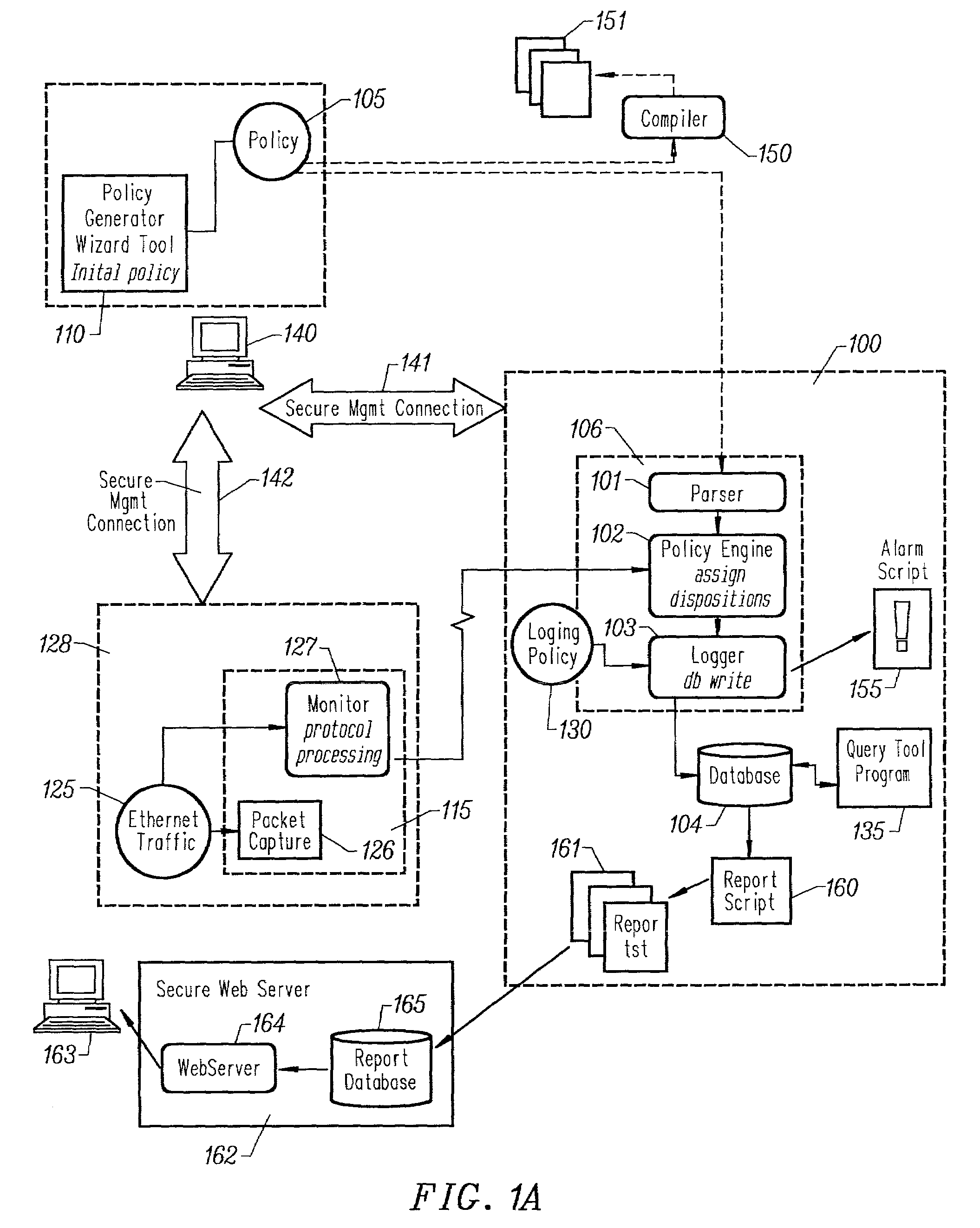 Automated generation of an english language representation of a formal network security policy specification