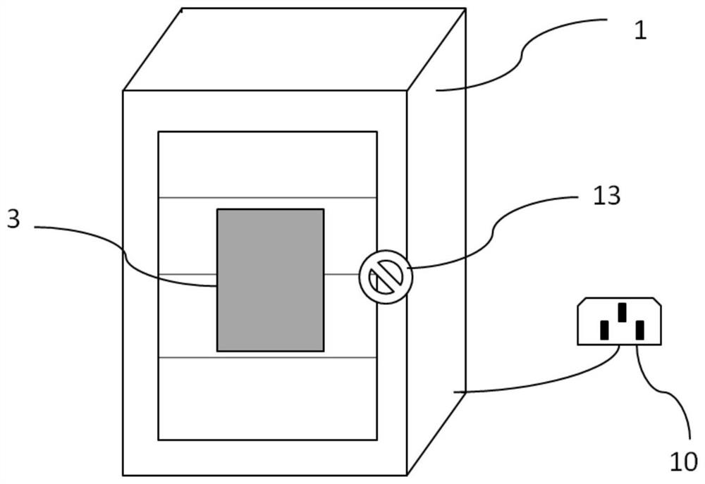 Gravity sensing material management cabinet and method