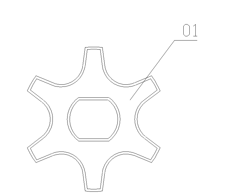 Reversed installation prevention structure for chain of chain saw