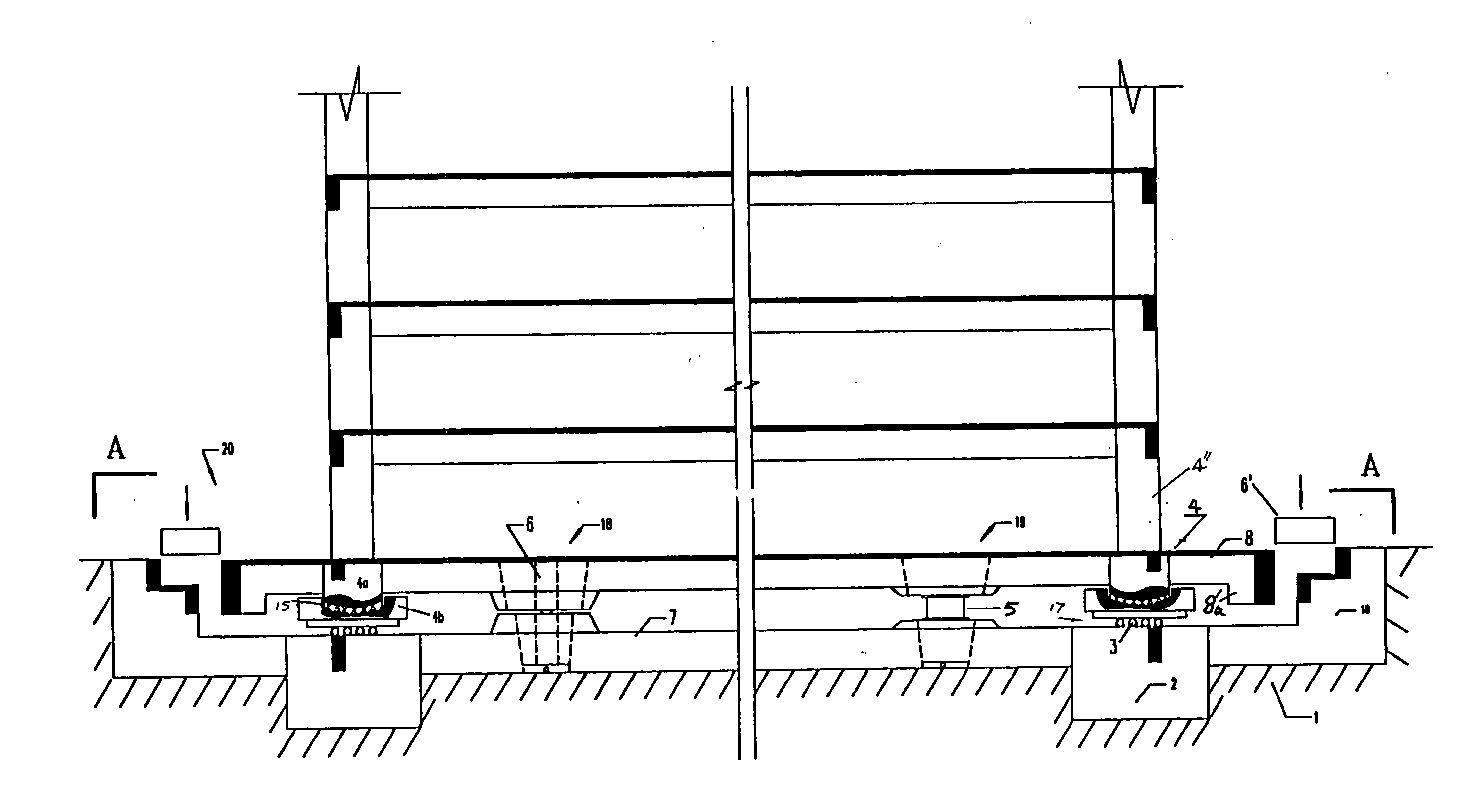 Earthquake resistance structure for building