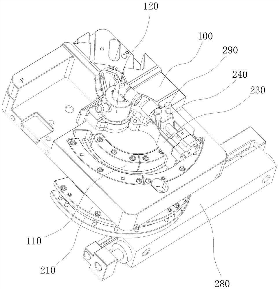 Die for producing four-way tube