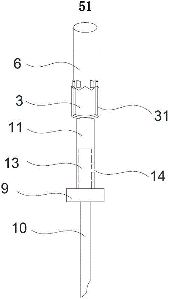 Spring-type automatic spraying conjoined nozzle