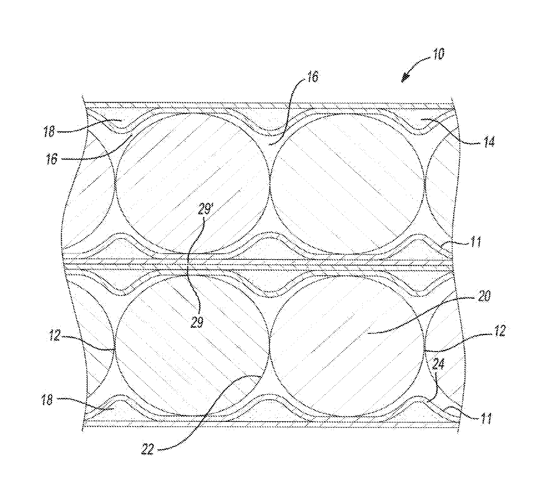 Thermal management of an electrochemical cell by a combination of heat transfer fluid and phase change material