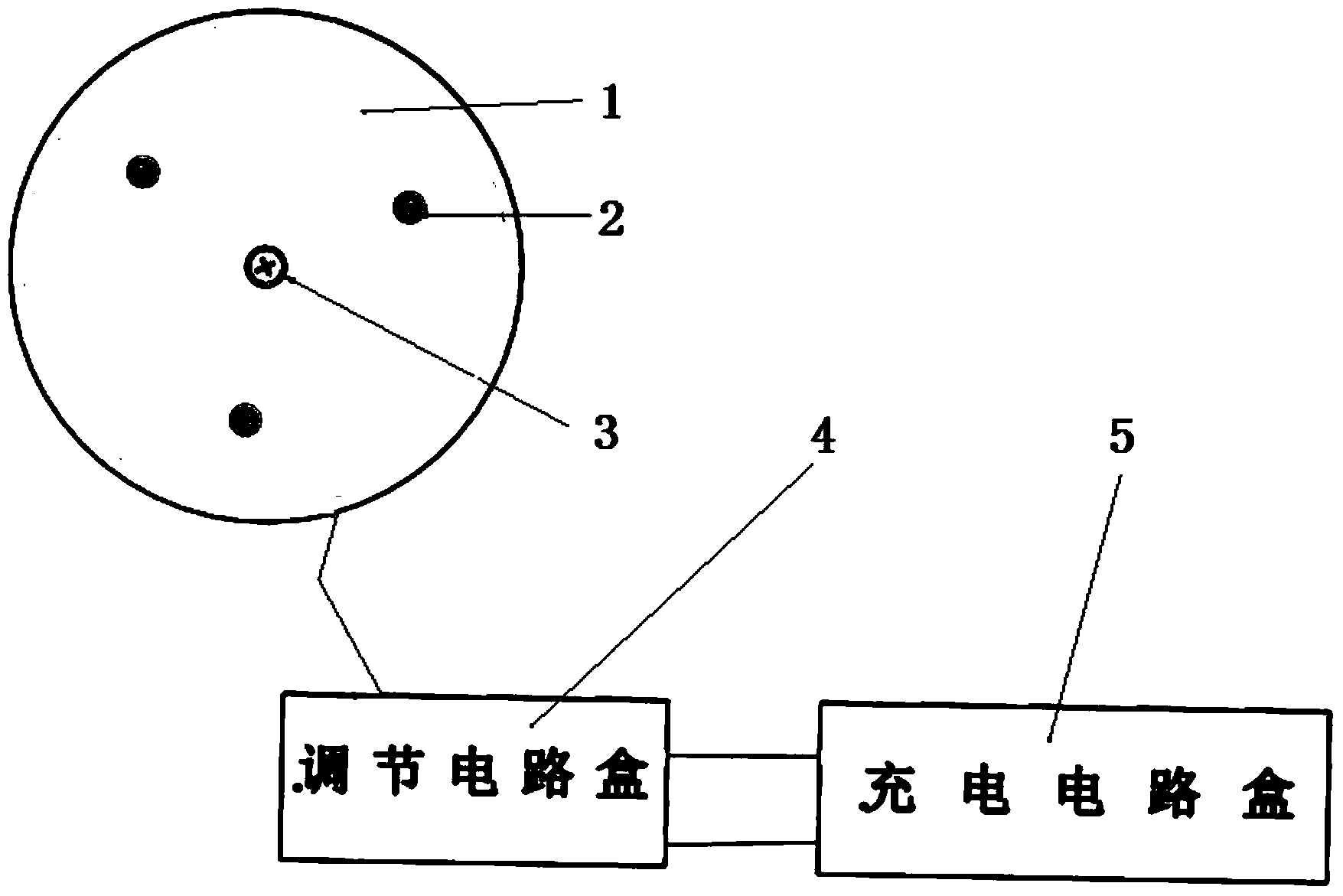 Combined piezoelectric generating system