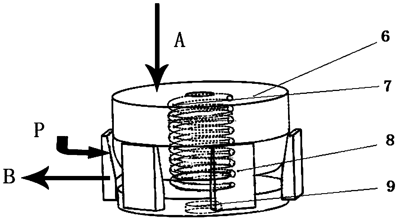 Combined piezoelectric generating system