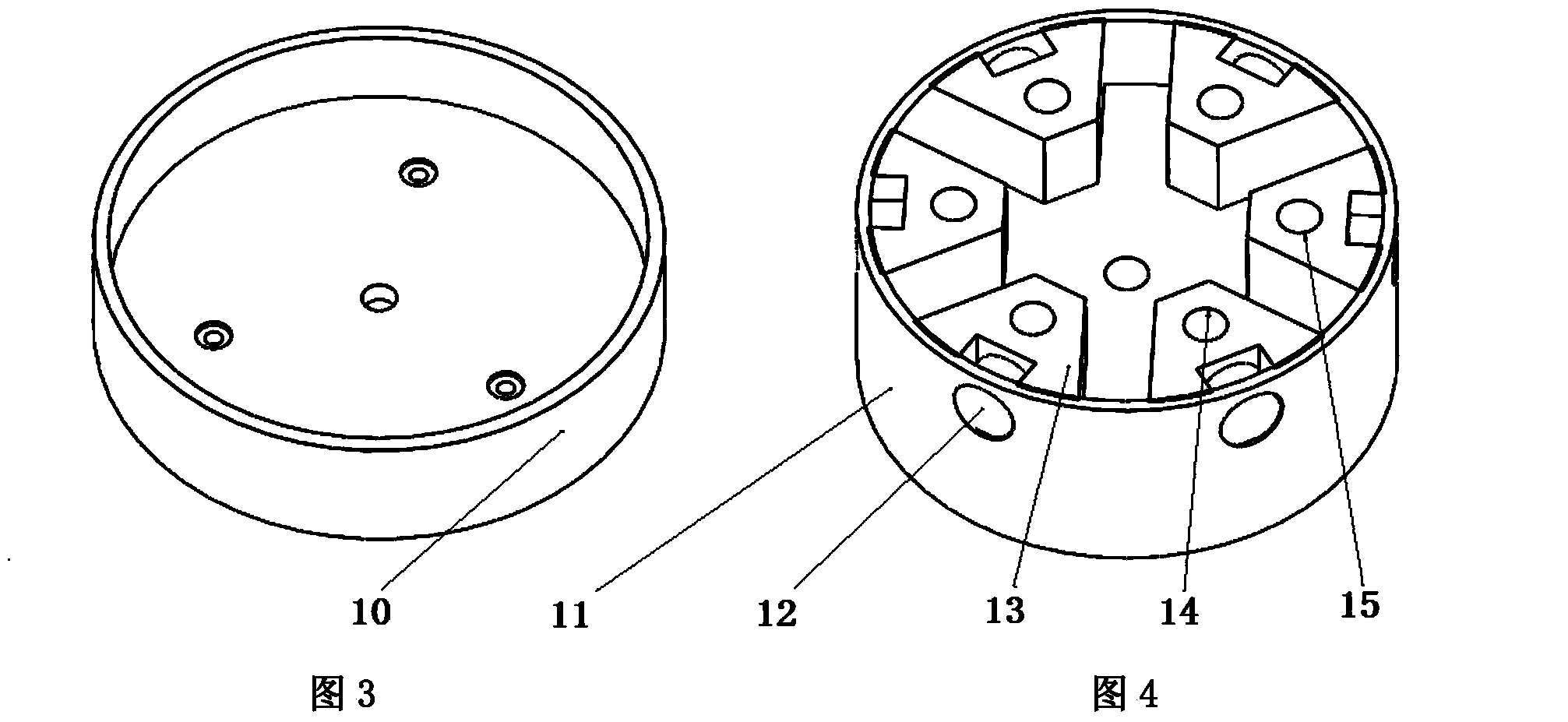 Combined piezoelectric generating system