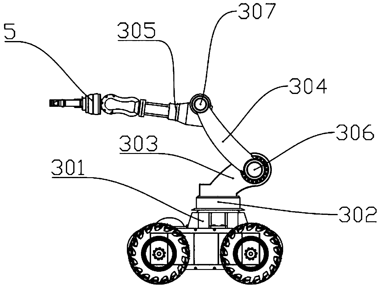 Multifunctional fire-fighting robot