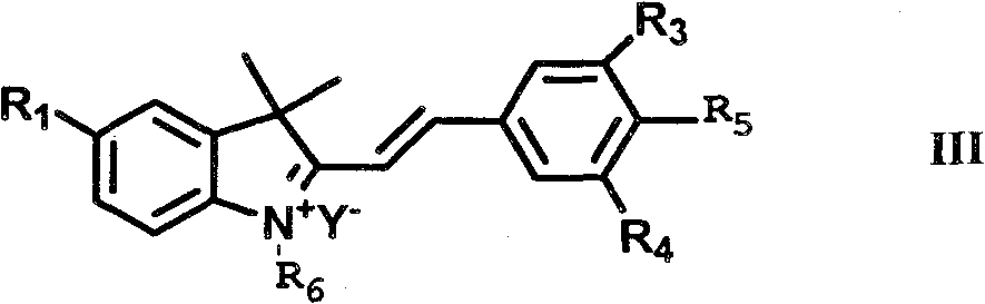 Synthesis and application of indole hemicyanine dye