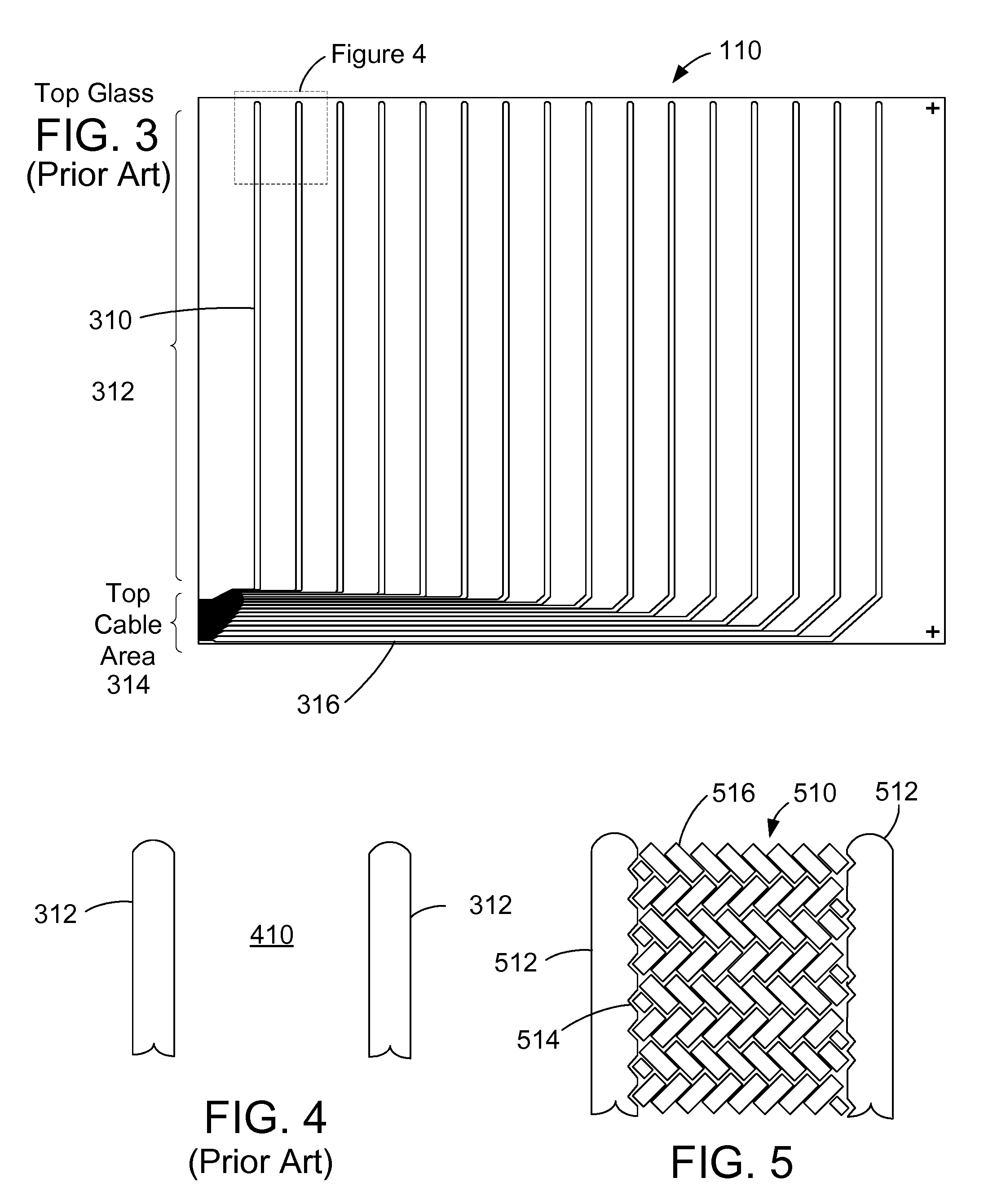 Touch screen with improved optical performace