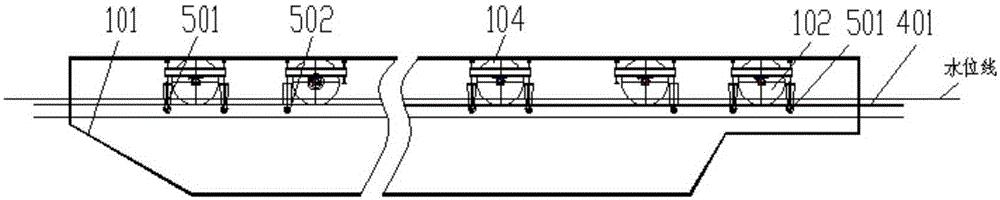 Water-surface demonstrating device