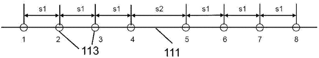 Shape detection device and method based on helical fiber grating sensor array