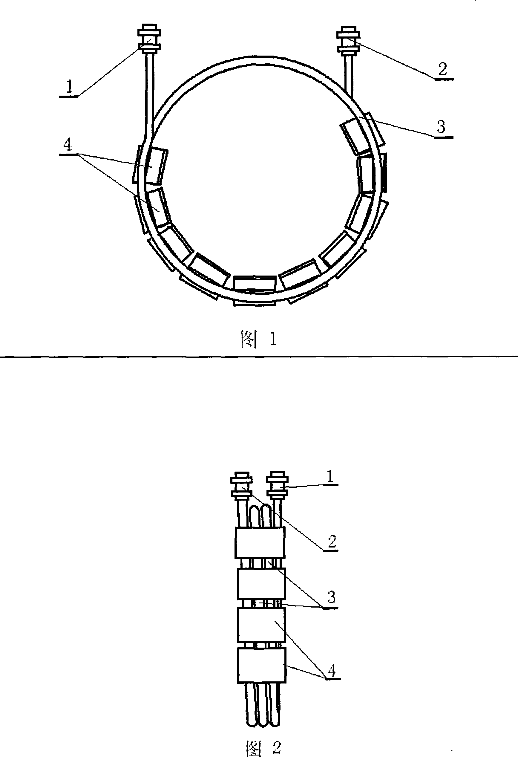 Method and device for coiled fluid magnetizing treatment