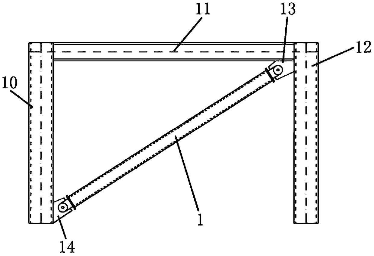 Steel pipe fiber reinforced concrete support