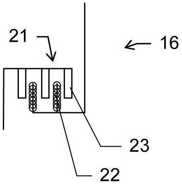 Coordinate measuring machine, probing system and method for compensating force at probe element