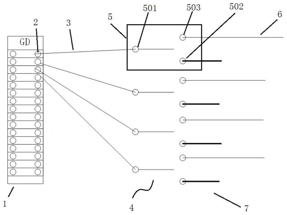 Automatic test system and method for secondary circuit of transformer substation