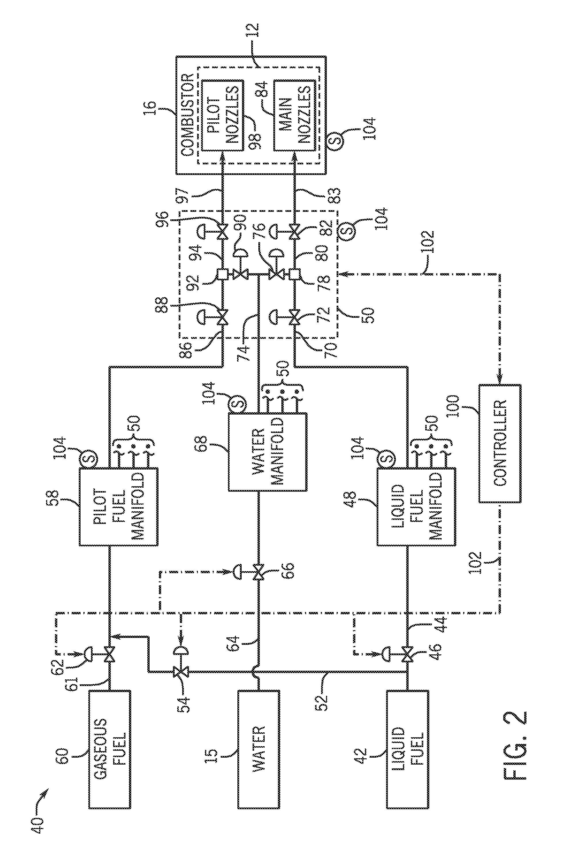 System for turbine combustor fuel mixing