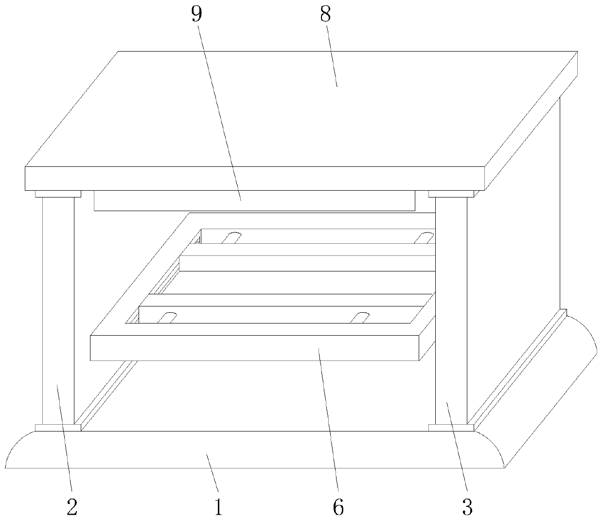 Automatic overturn device for painting