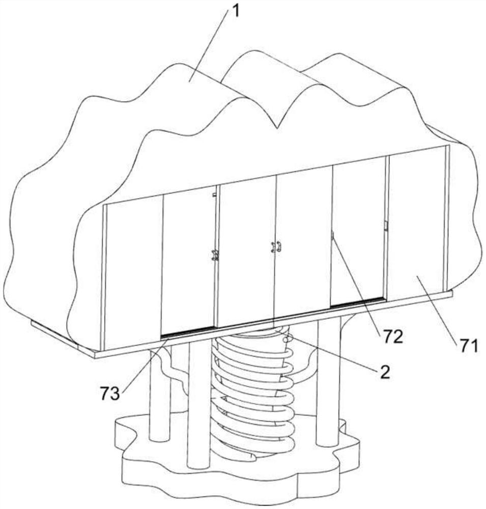 Intelligent bookcase capable of adjusting temperature and humidity