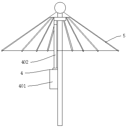 Energy-saving LED smart street lamp