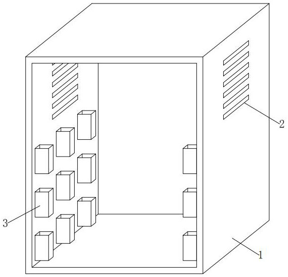 A public security monitoring distribution box