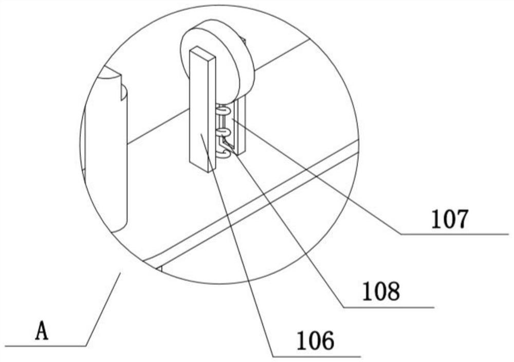 Mask processing raw material feeding system