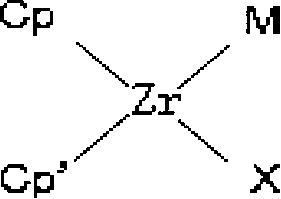 Boroxol cyclopentadienyl zirconium metal catalyzer and preparation method and application thereof