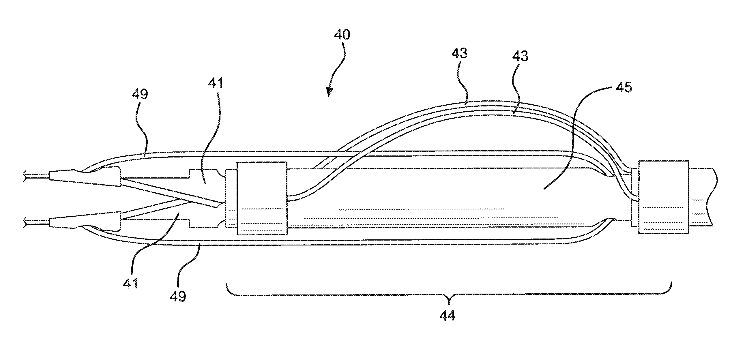 Aortic dissection septal cutting tool