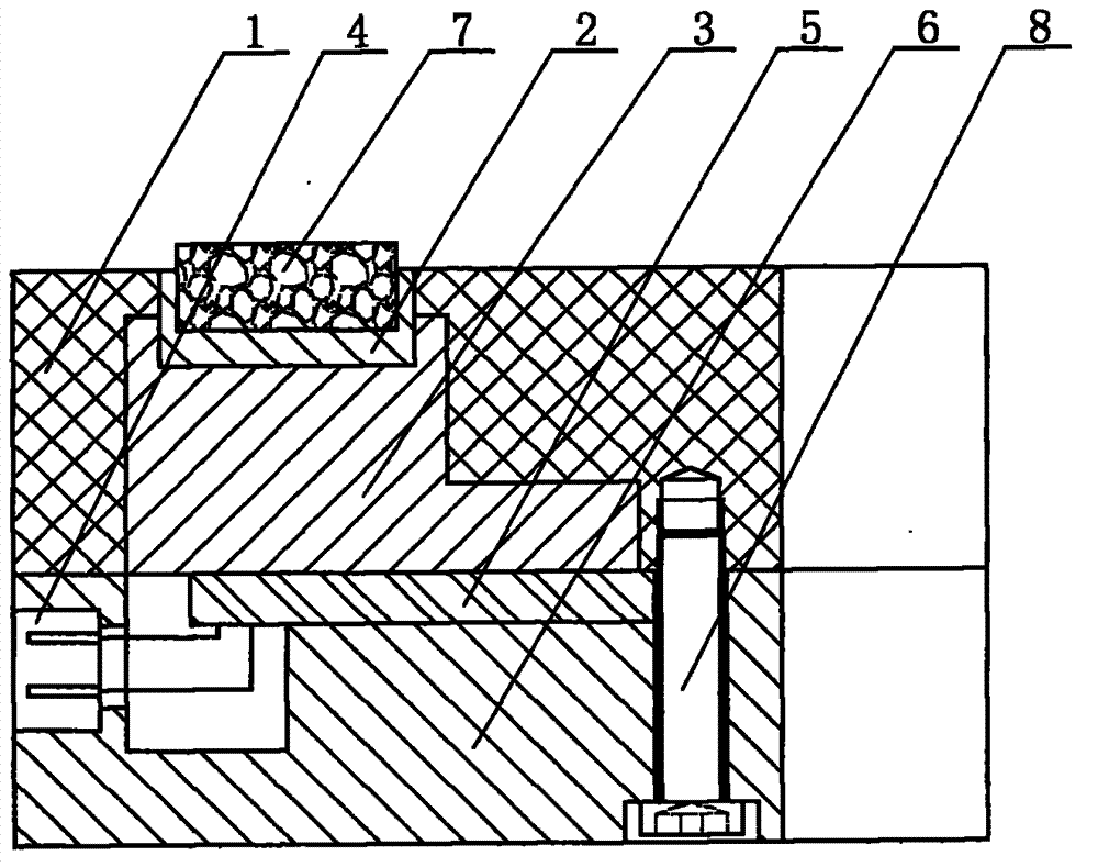 Hand-held refrigeration grinding device for oil-containing sandstone