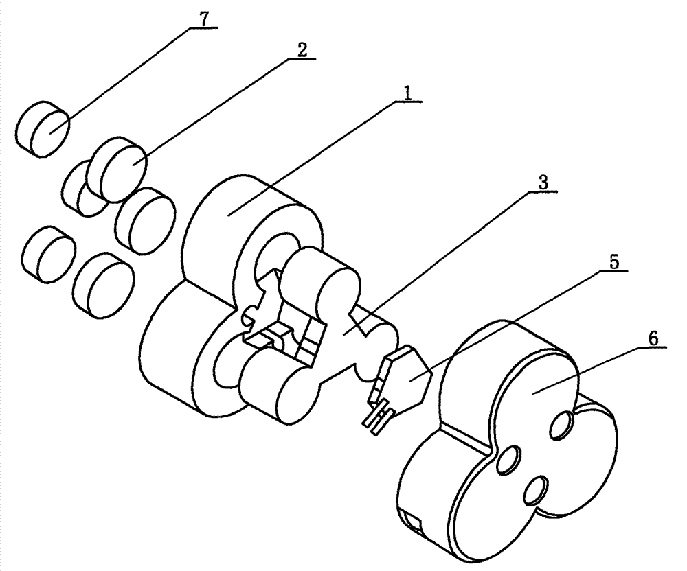 Hand-held refrigeration grinding device for oil-containing sandstone