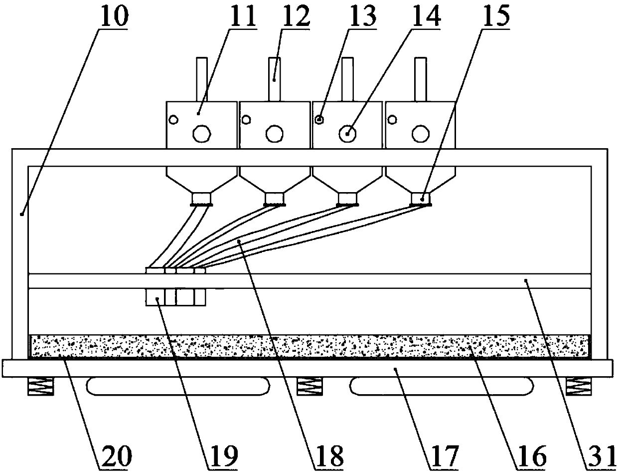 Inorganic noiseless artificial slabstone production system and technology