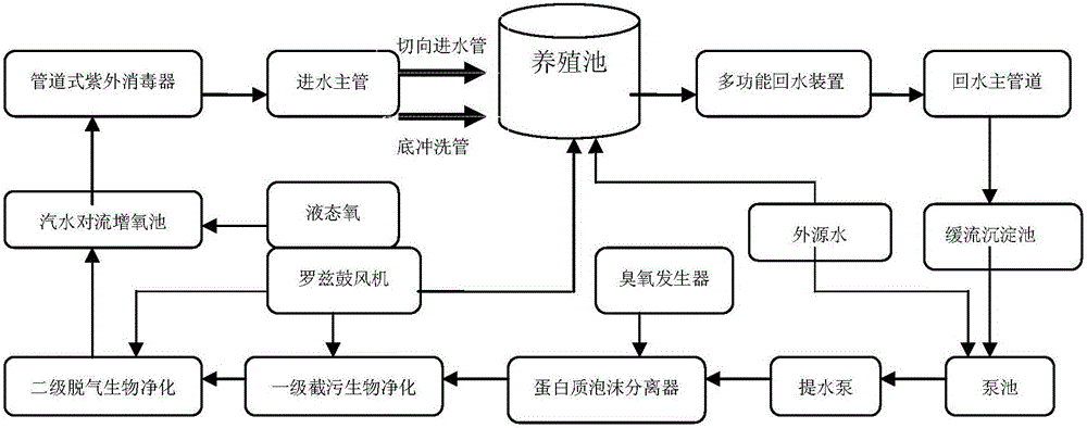 A sea cucumber industrialized fully enclosed circulating aquaculture system