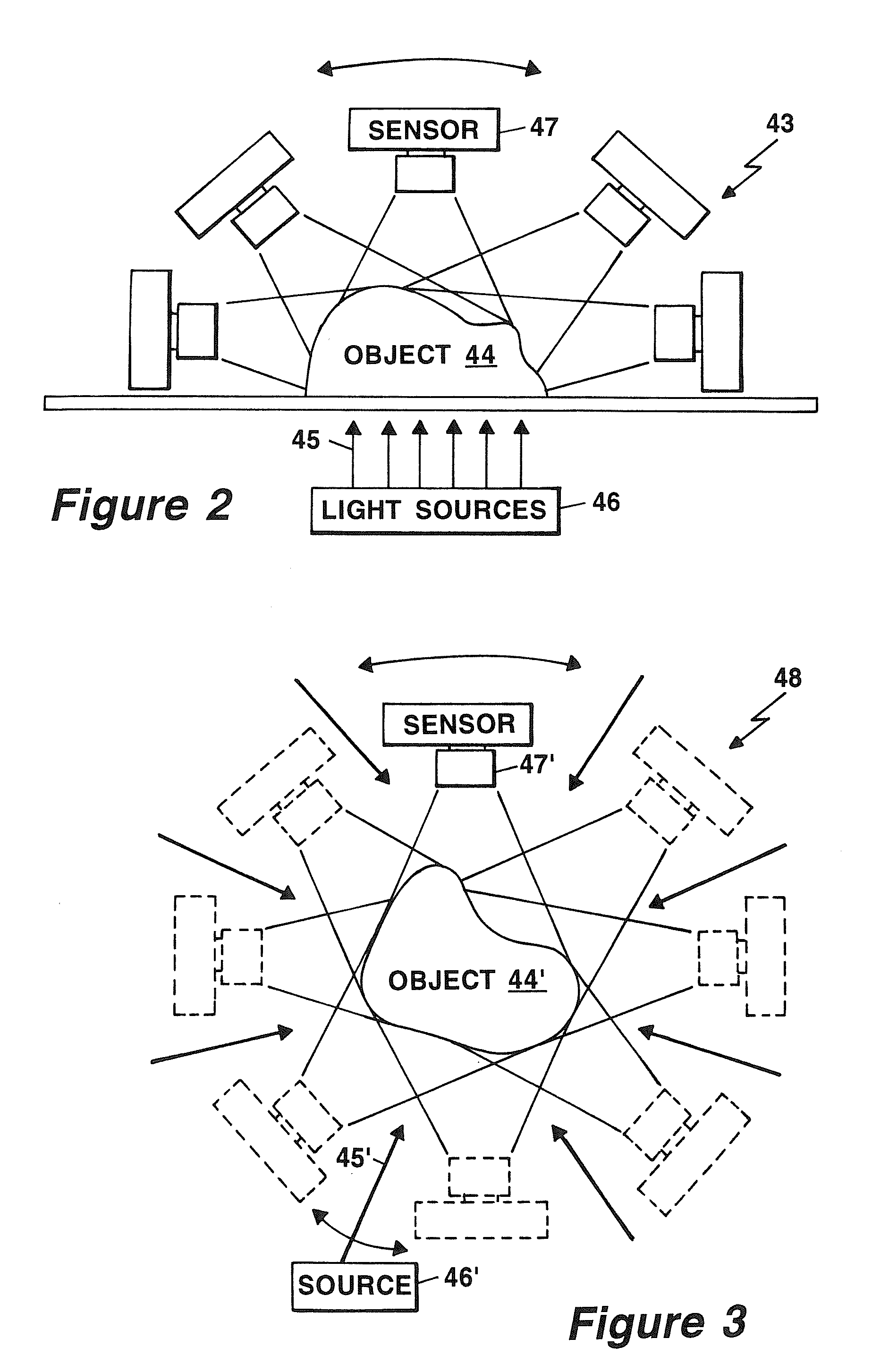 Method and System for Free Space Optical Tomography of Diffuse Media